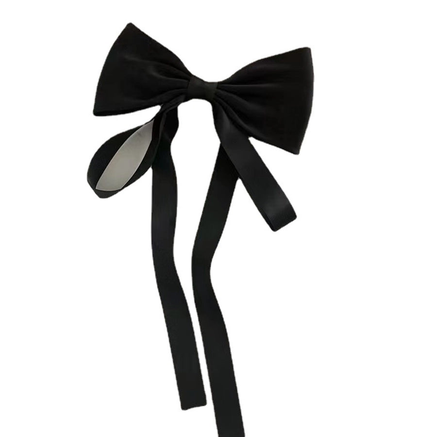 women's simple style bow knot cloth hair clip