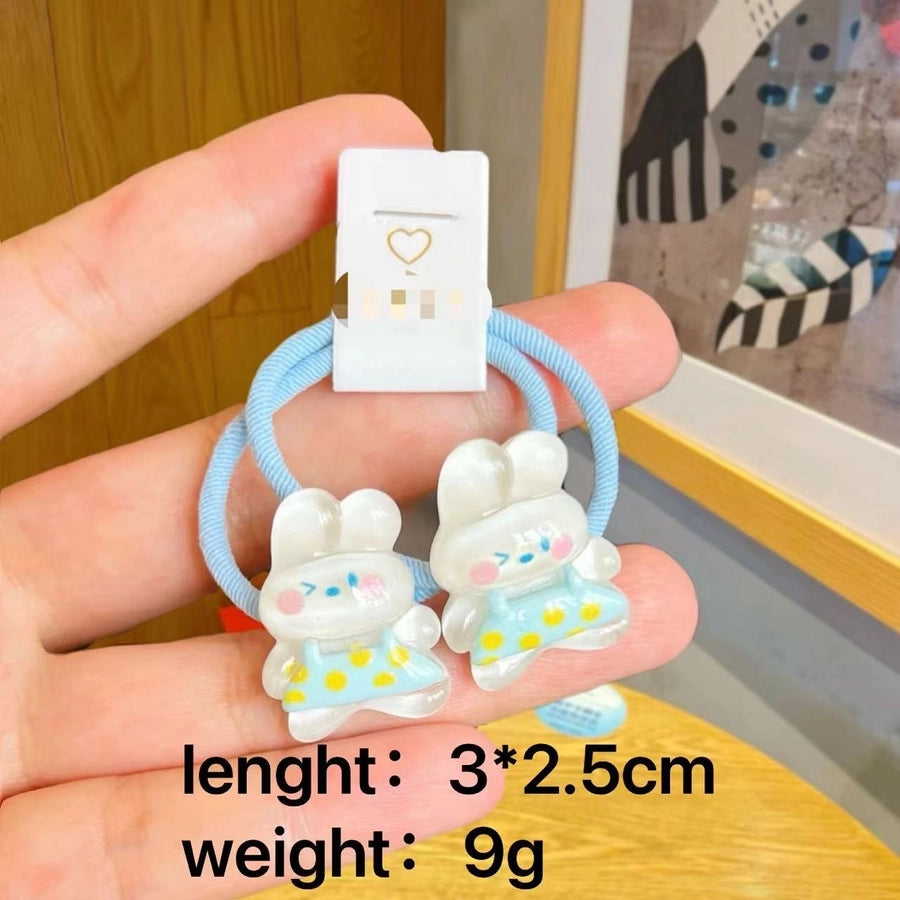Girl'S Cute Sweet Animal Plastic Resin Hair Tie