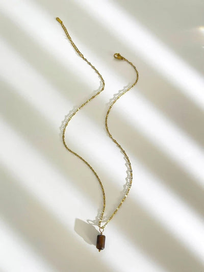 Jewelry Simple Style Classic Style Geometric 316L Stainless Steel  Plating Pendant Necklace