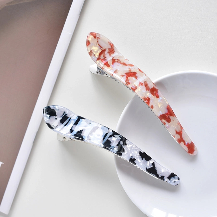 Women's Simple Style Classic Style Color Block Acetic acid sheets Handmade Hair Clip