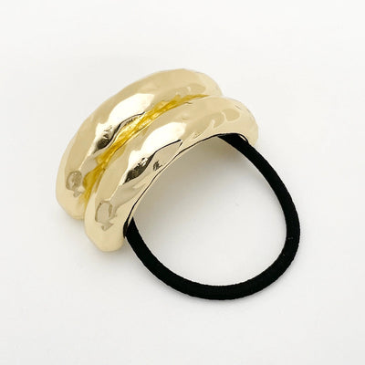 Women's Casual Simple Style Solid Color Alloy Elastic Band Hair Tie