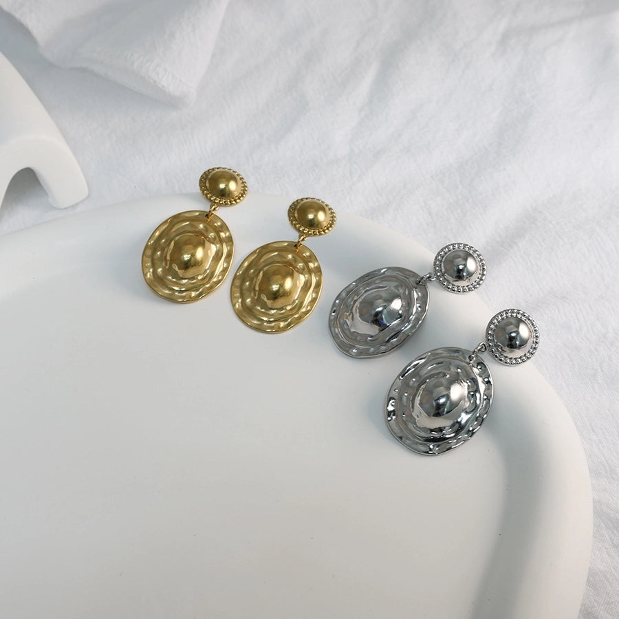 Jewelry Streetwear Geometric 304 Stainless Steel Plating Earrings Necklace