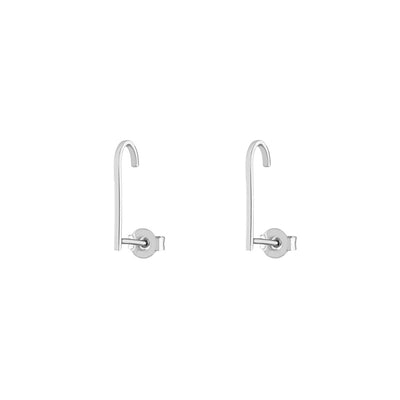 1 Pair Simple Style Geometric Inlay Copper Zircon Gold Plated Ear Studs