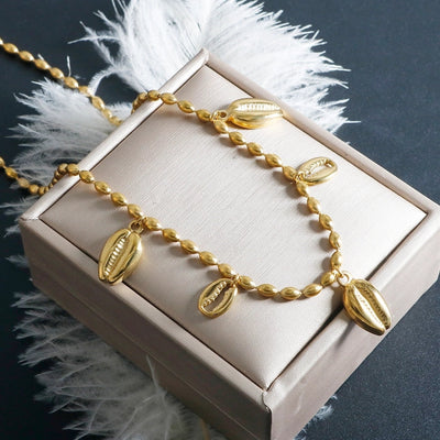 Jewelry IG Style Marine Style Commute Conch 304 Stainless Steel Bracelets Earrings Necklace