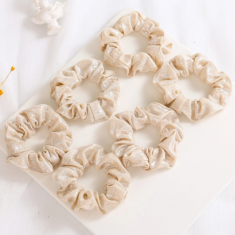 Women's Elegant Simple Style Solid Color Cloth Hair Tie