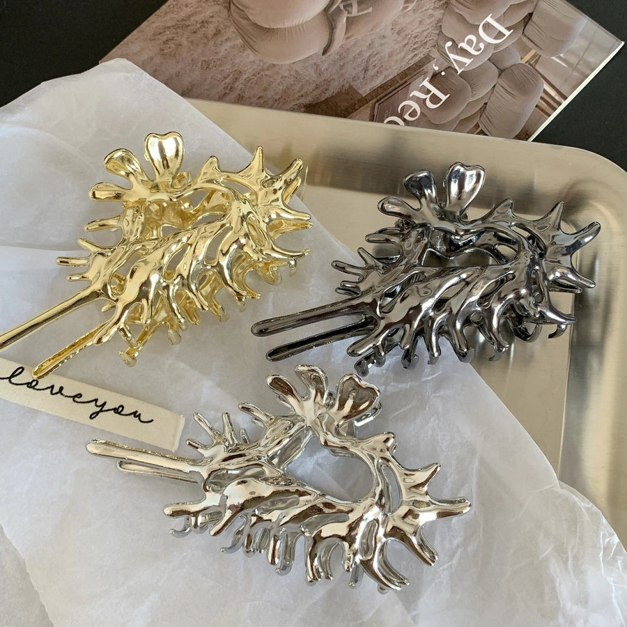 elegant streetwear butterfly alloy hair claws