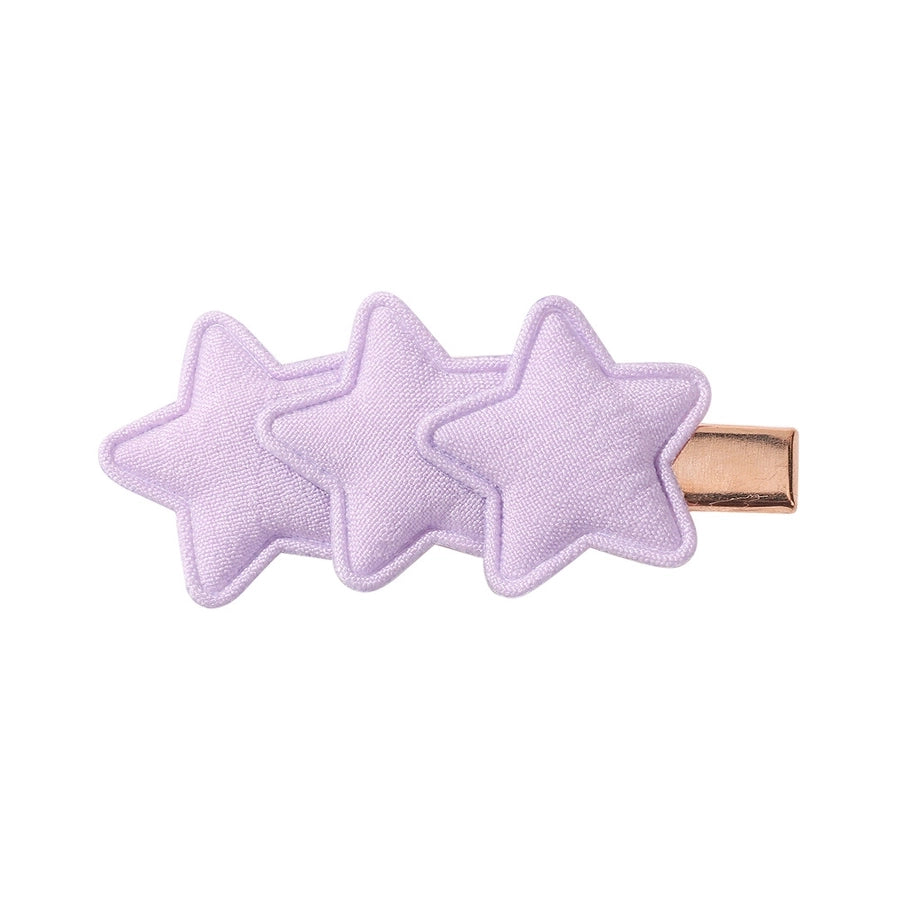 Fantasy Shadow Star Solid Color Hairpin Macaron  New Three-Dimensional Hair Accessories Children's Handmade Side Clip 4207
