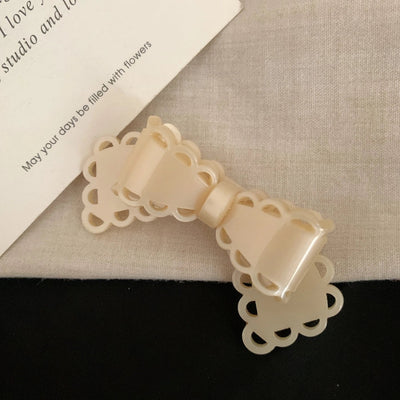 Women's Korean Style IG Style Bow Knot Acetic acid sheets Hair Clip