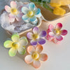 sweet flower plastic hair claws