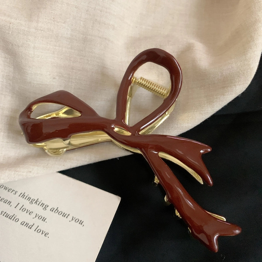 Women's French Style Korean Style Bow Knot Alloy Hair Claws