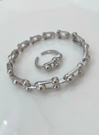 Jewelry Vintage Style Classic Style Geometric Copper Zircon Plating Rings Bracelets