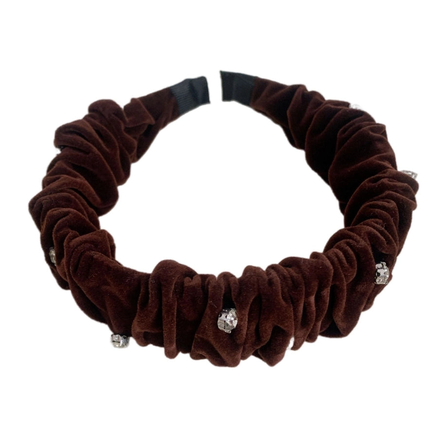 Women's Elegant Simple Style Solid Color Geometric Cloth Hair Band