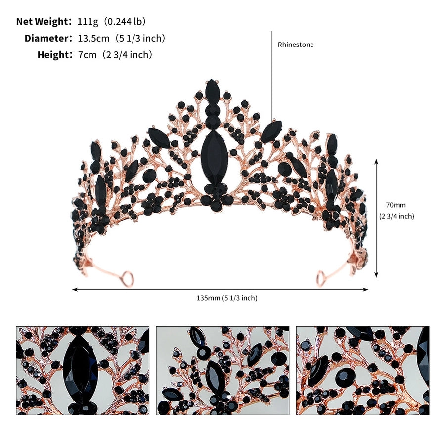 wedding crown vintage alloy diamond bridal crown baroque princess crown jewelry