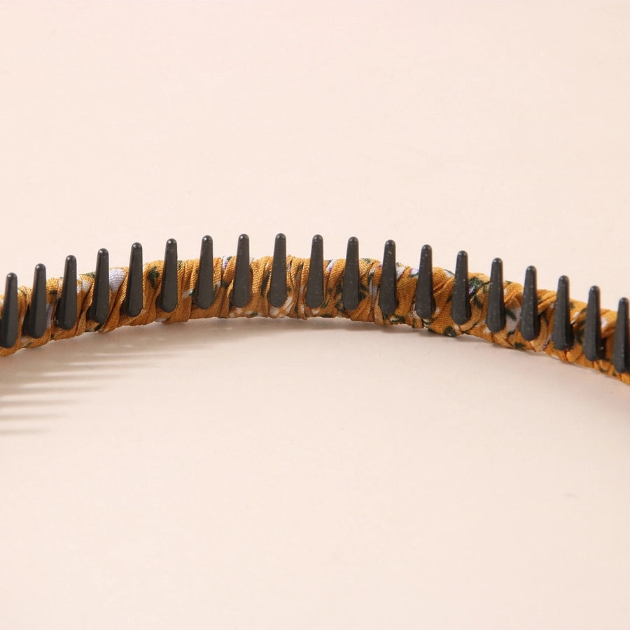 Hot-selling Basic Bangs Broken Hair Band Wash Face Pressure Hair Non-slip Toothed Broken Flower Hair Band Summer Women's Hair Accessories