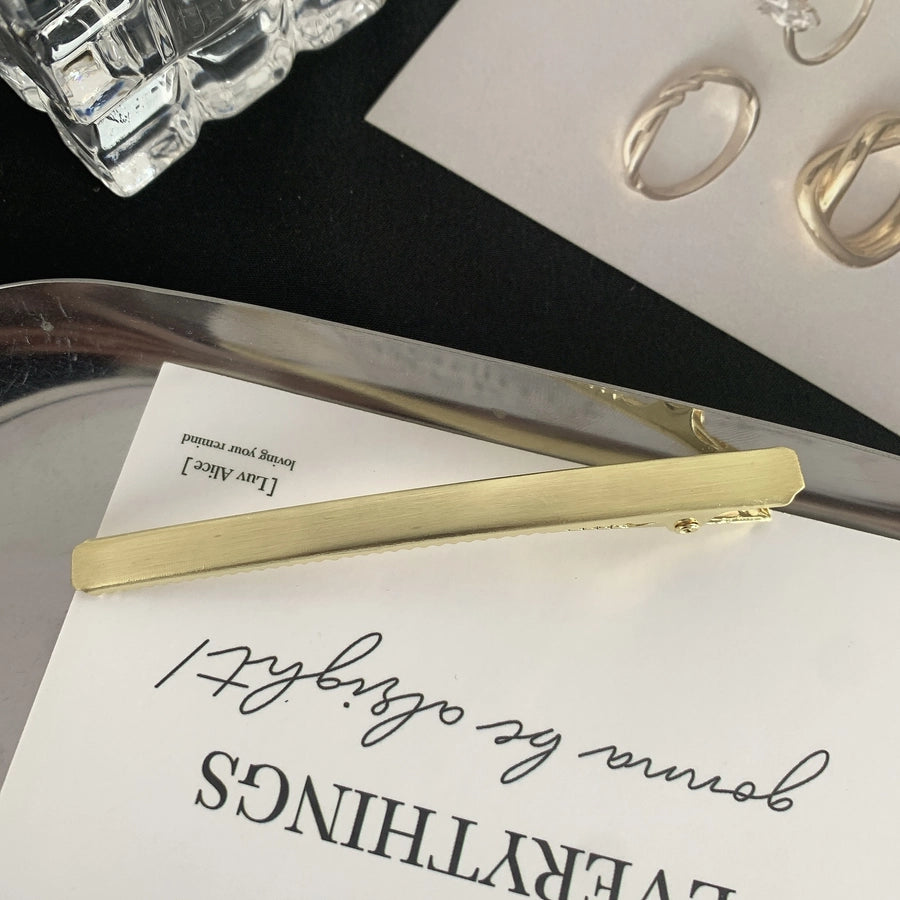 Women's Casual Simple Style Streetwear Solid Color Alloy Hair Clip