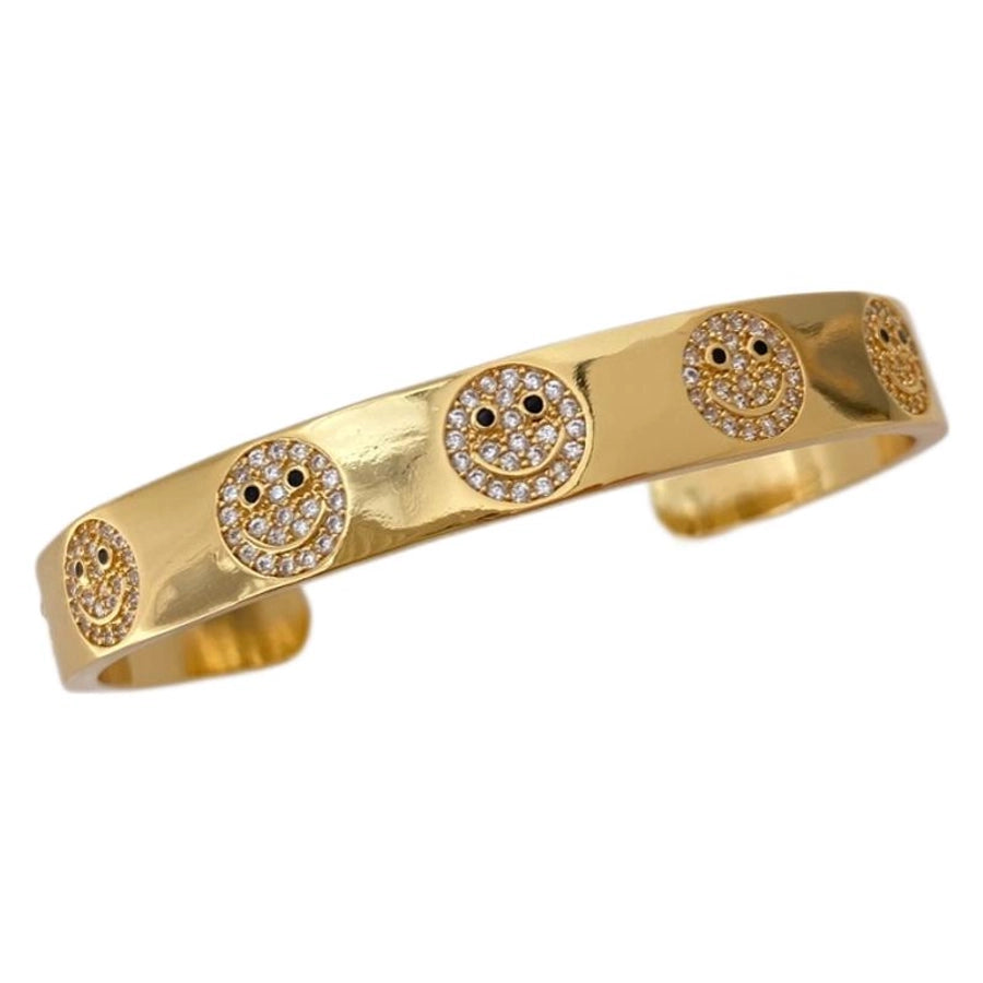 Jewelry Vintage Style Classic Style Love Copper Zircon Plating Rings Bracelets