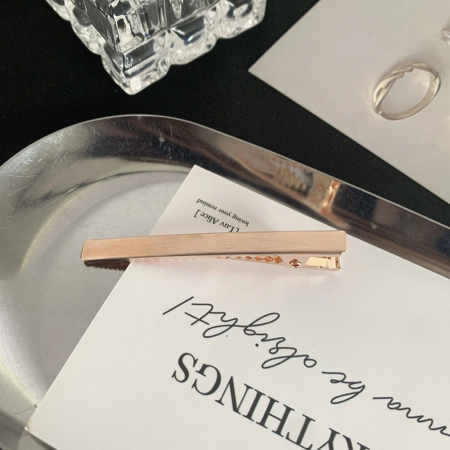 Women's Casual Simple Style Streetwear Solid Color Alloy Hair Clip