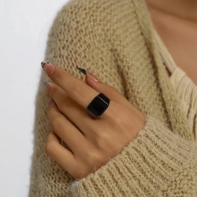 Jewelry Simple Style Geometric 304 Stainless Steel Rings