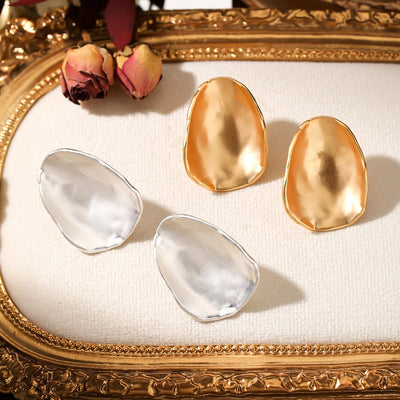 1 Pair Vacation Geometric Copper 18K Gold Plated Silver Plated Ear Studs