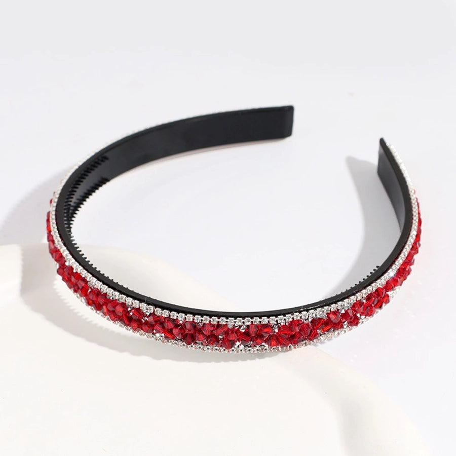 women's retro c shape rhinestone handmade hair band