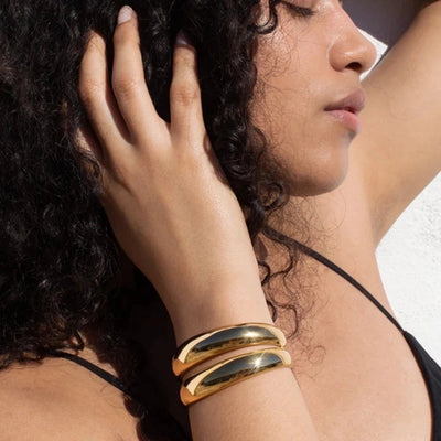 Simple Style Classic Style Geometric 304 Stainless Steel Bangle In Bulk