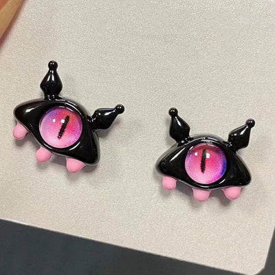 1 pair fashion geometric plating alloy ear studs