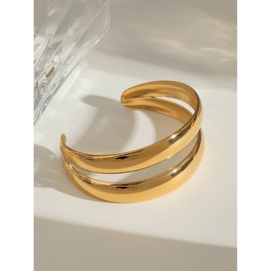 Simple Style Classic Style Geometric 304 Stainless Steel Bangle In Bulk