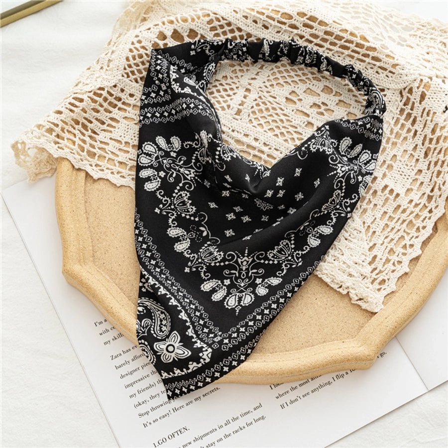 fashion flower cloth printing kerchief 1 piece