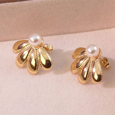 1 Pair Elegant Simple Style Flower 304 Stainless Steel Ear Studs