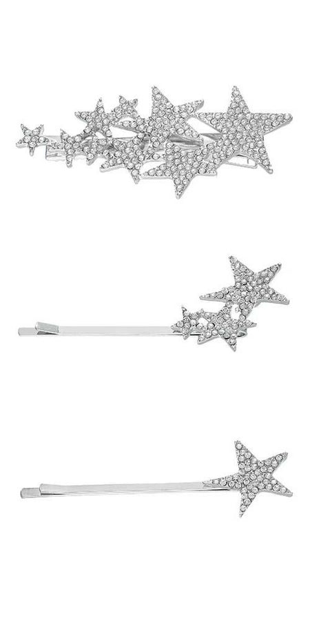 alloy diamond five-pointed star hairpin flash diamond star hairpin nhhn155499