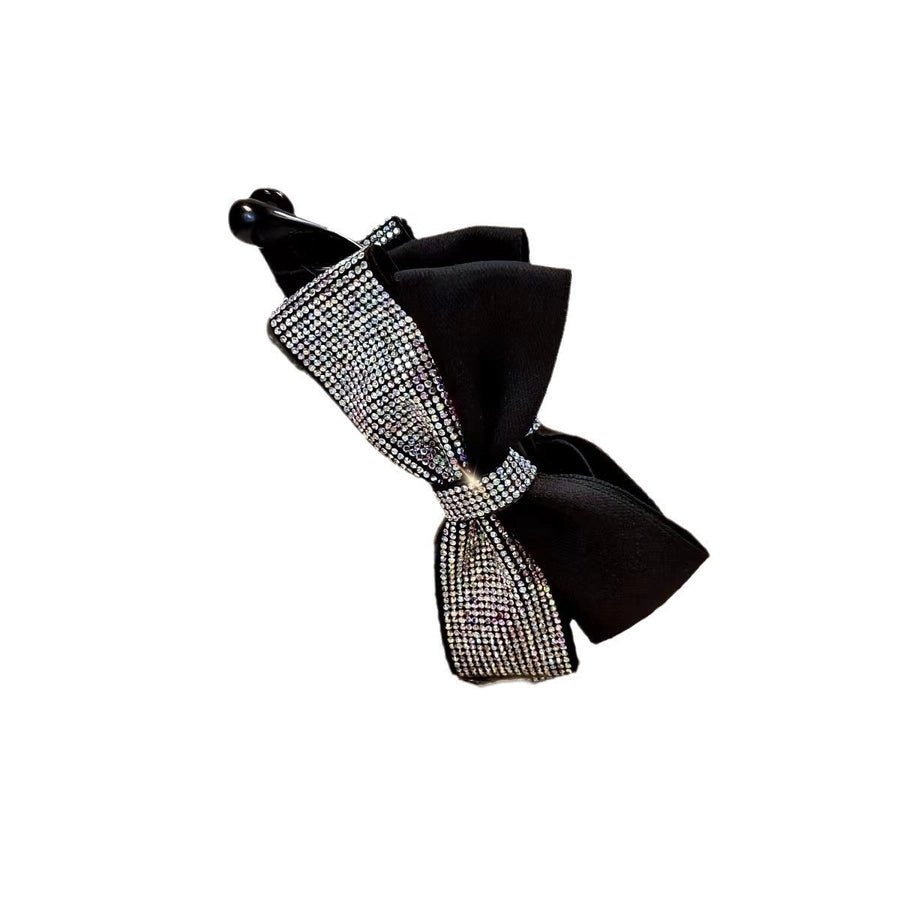 Women's Simple Style Classic Style Bow Knot Rhinestone Inlay Rhinestones Hair Clip