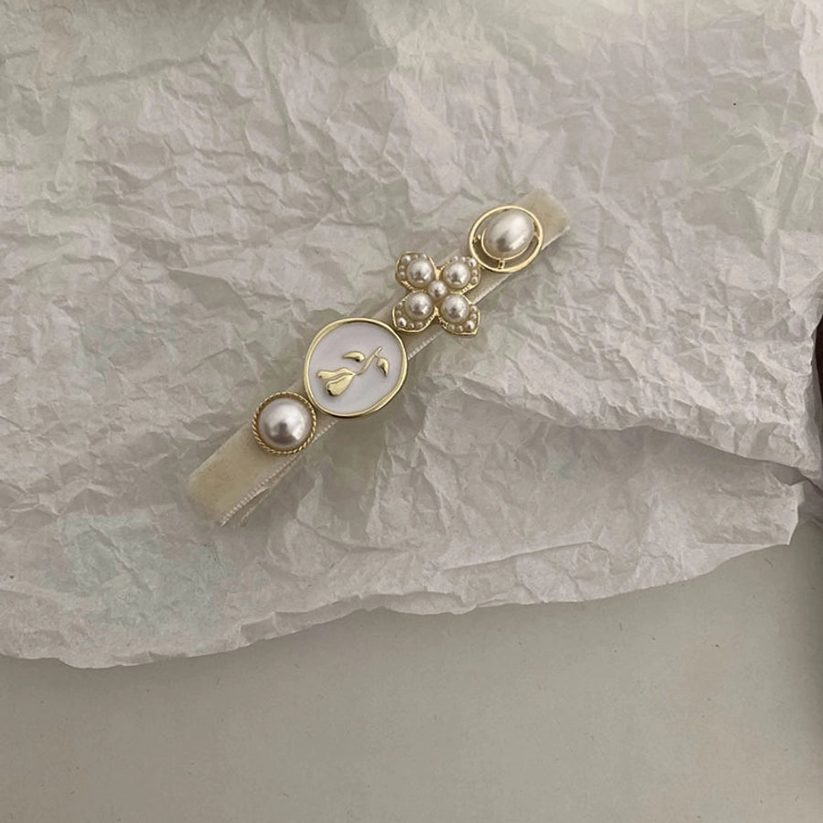 Women's Elegant Classic Style Bow Knot Cloth Hair Clip Hair Tie