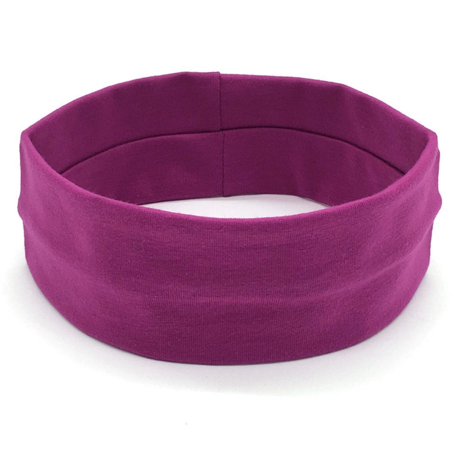 women's simple style solid color cloth braid hair band