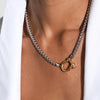 Jewelry Classic Style Solid Color Horseshoe 304 Stainless Steel Titanium Steel 18K Gold 18K Gold Plated Stainless Steel Necklaces