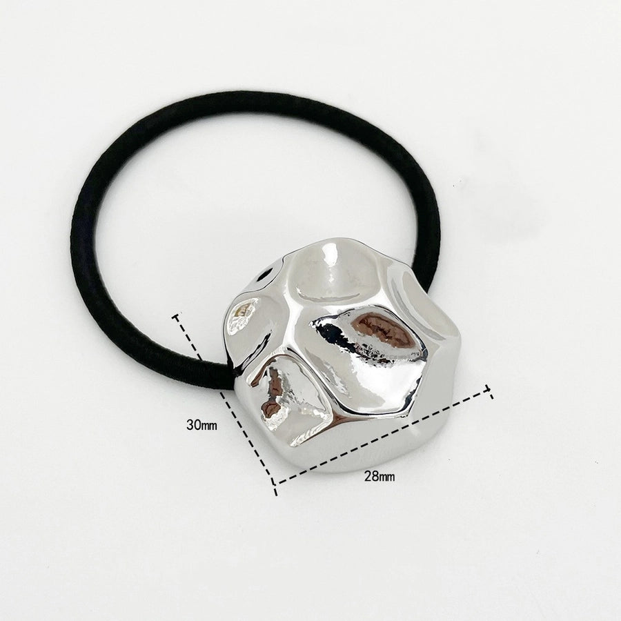 Women's Simple Style Solid Color Alloy Hair Tie