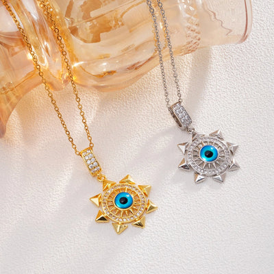 Jewelry Glam Lady Sexy Eye 304 Stainless Steel Copper Pendant Necklace