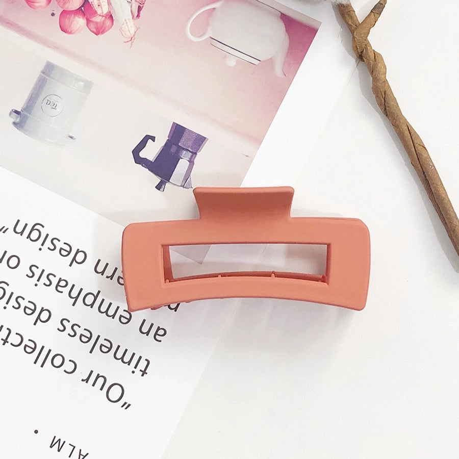 simple style geometric plastic hair claws