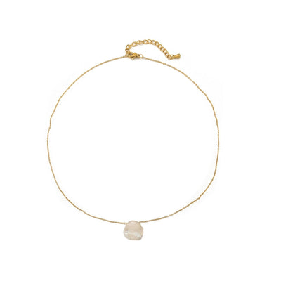 Jewelry Casual Cute Commute Irregular 304 Stainless Steel Freshwater Pearl Pendant Necklace