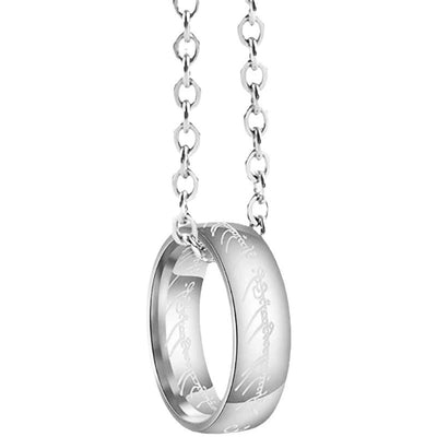 Jewelry Streetwear Letter 304 Stainless Steel Plating Pendant Necklace