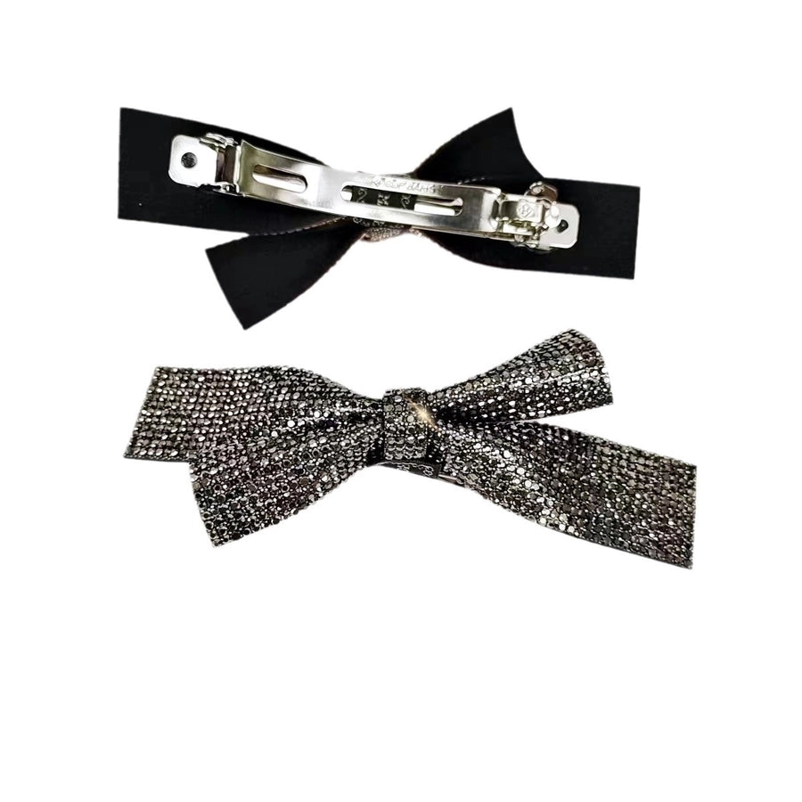 Women's Simple Style Classic Style Bow Knot Alloy Rhinestone Inlay Rhinestones Hair Clip