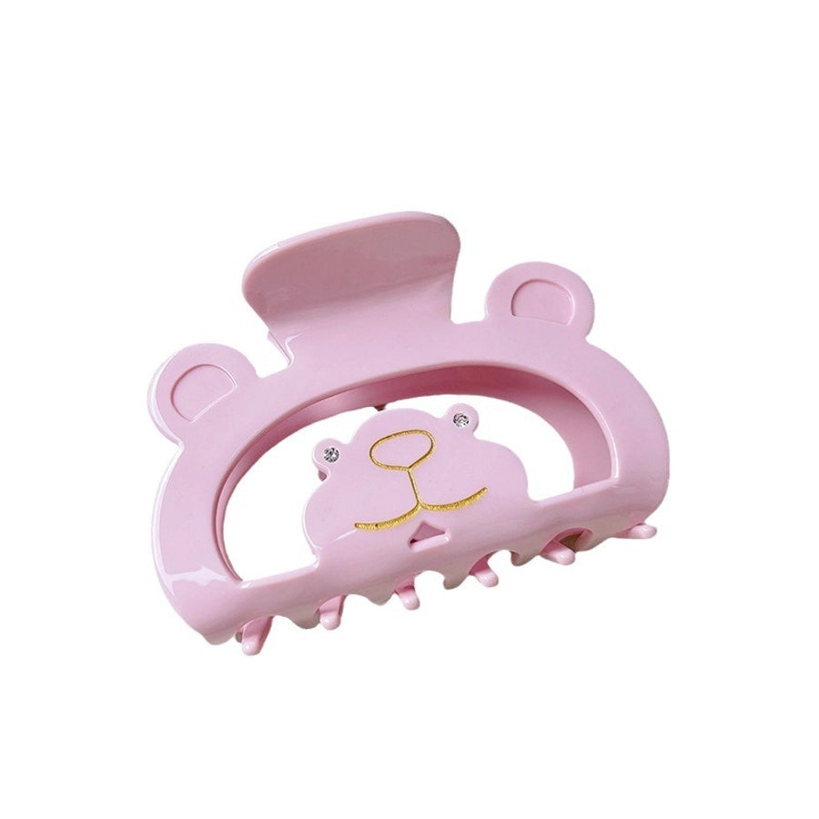 Simple Style Solid Color Acetic acid sheets Inlay Zircon Hair Clip 1 Piece