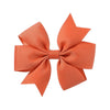 fashion solid color bow knot cloth hair clip 1 piece