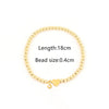 304 Stainless Steel Copper Letter Heart Shape Bracelets
