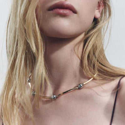 Jewelry Simple Style Classic Style Geometric 304 Stainless Steel Necklace