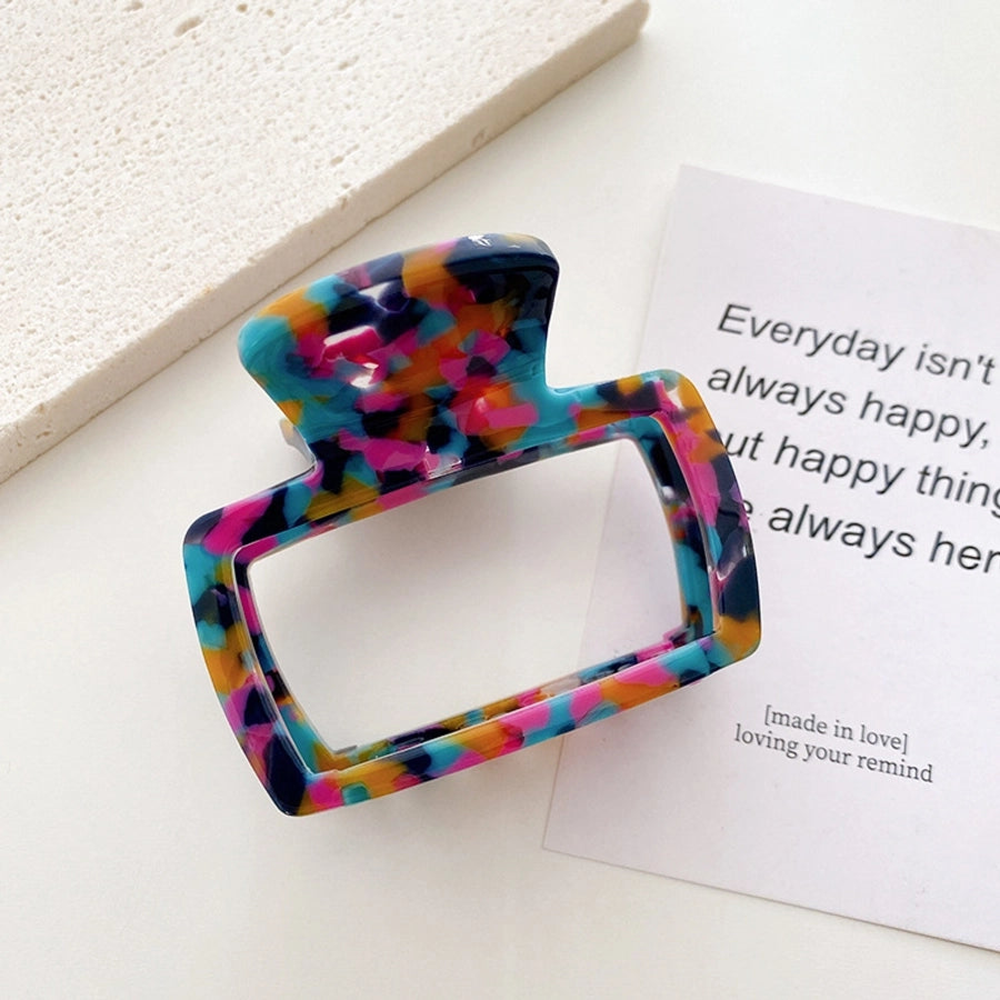 Women's Simple Style Geometric Acetic acid sheets Hair Claws