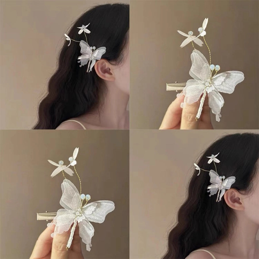 Women's IG Style Korean Style Butterfly Arylic Plating Hair Clip Hair Claws