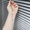 Basic Simple Style Classic Style Solid Color 304 Stainless Steel 18K Gold Plated Bracelets In Bulk