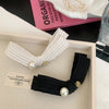 Women's Sweet Simple Style Solid Color Cloth Hair Clip