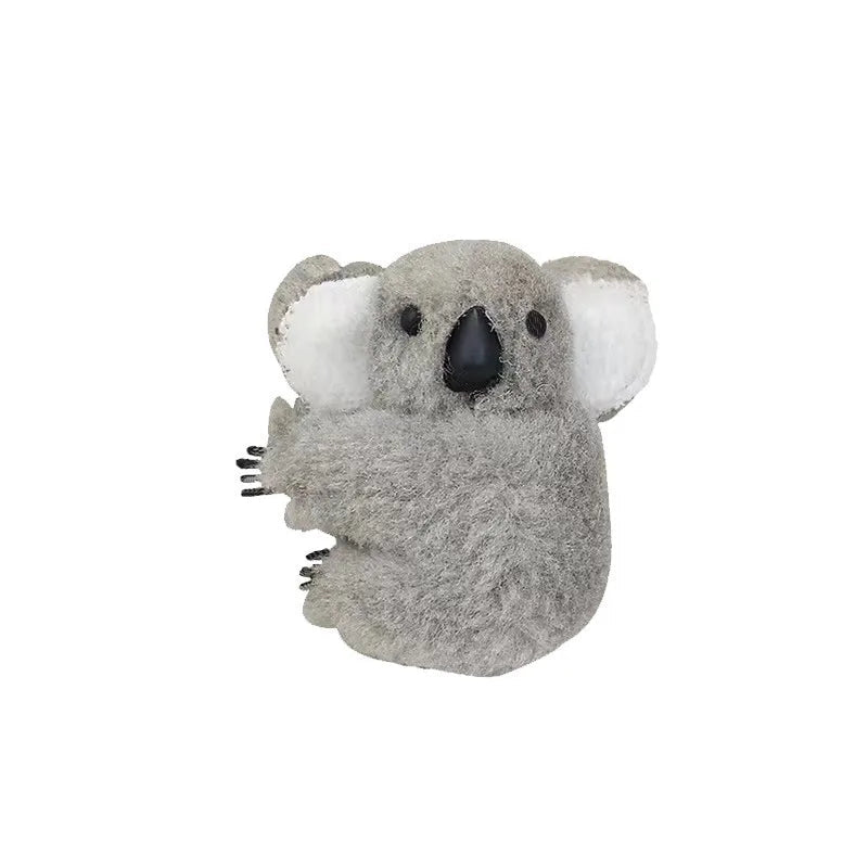 Cute Kaola hairpin plush koala bear side clip autumn and winter three-dimensional bangs clip star  top clip hair accessories