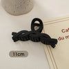 simple style solid color plastic hair claws 1 piece